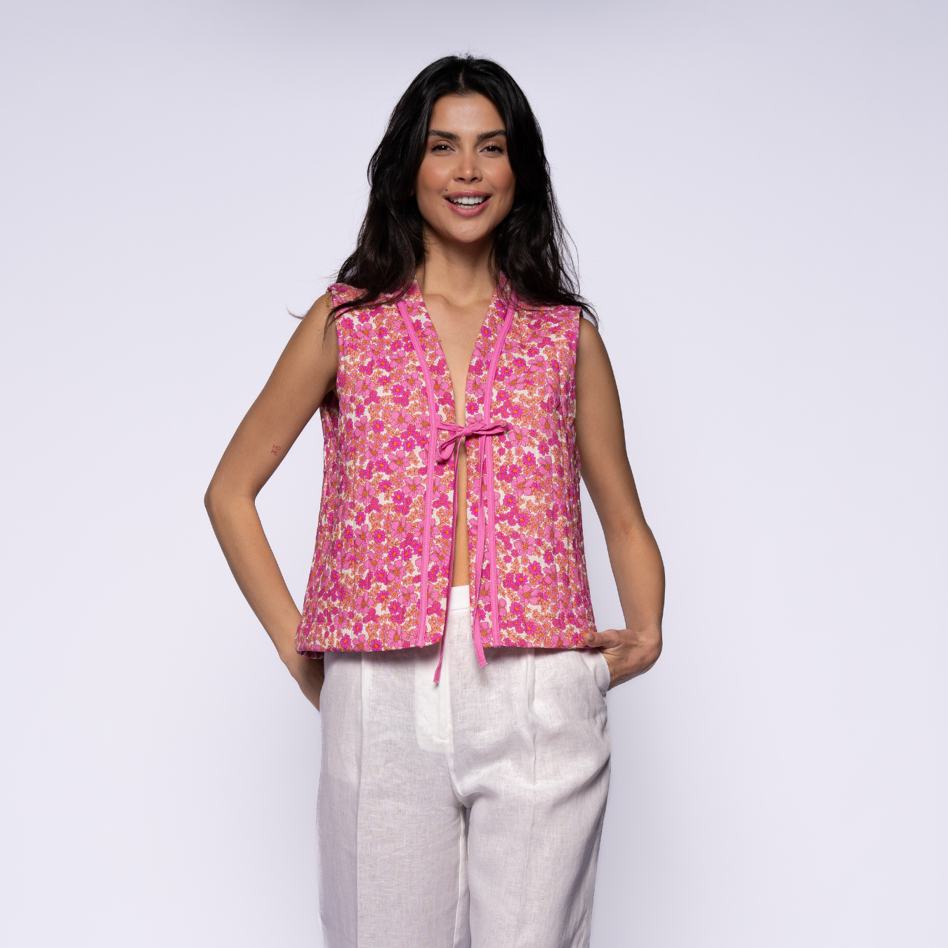 Cotton Candy Quilted Vest