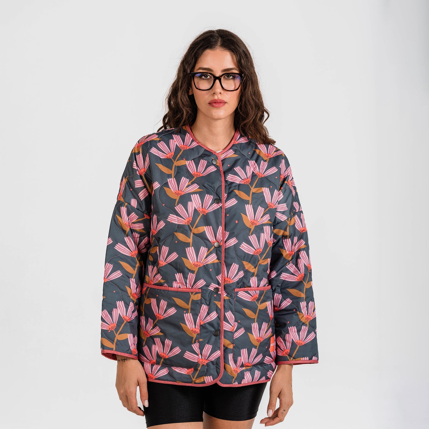 Quiet Bloom Puffer Ceket