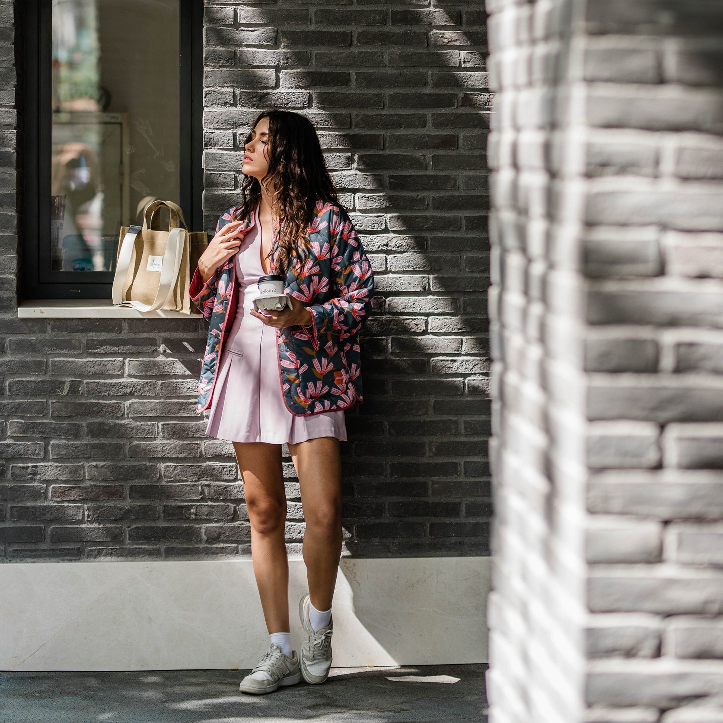 Quiet Bloom Puffer Ceket