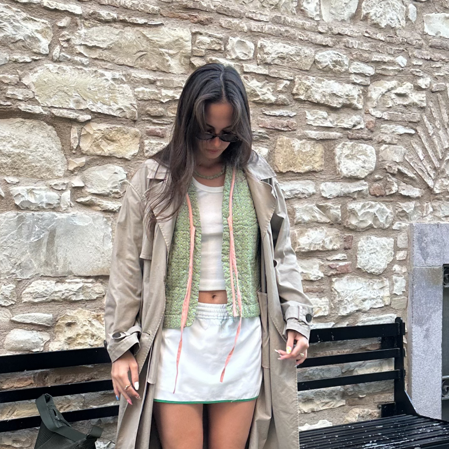 Olive Dust Quilted Vest