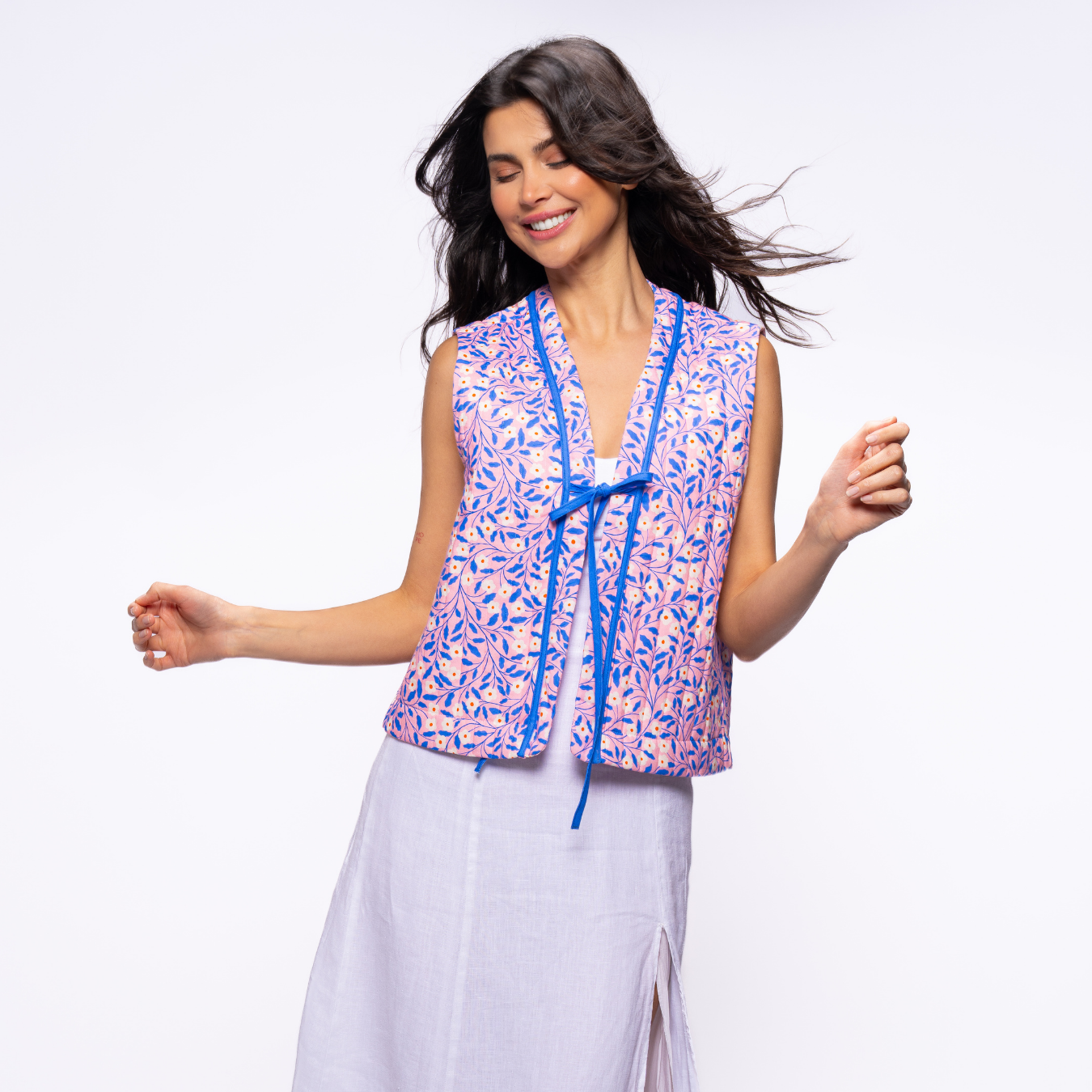 Azure Dream Quilted Vest