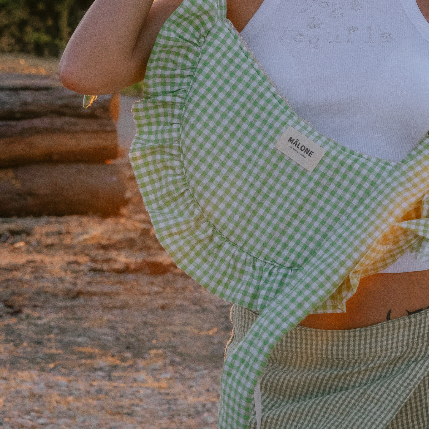 Fresh Meadow Ruffle Crossbody