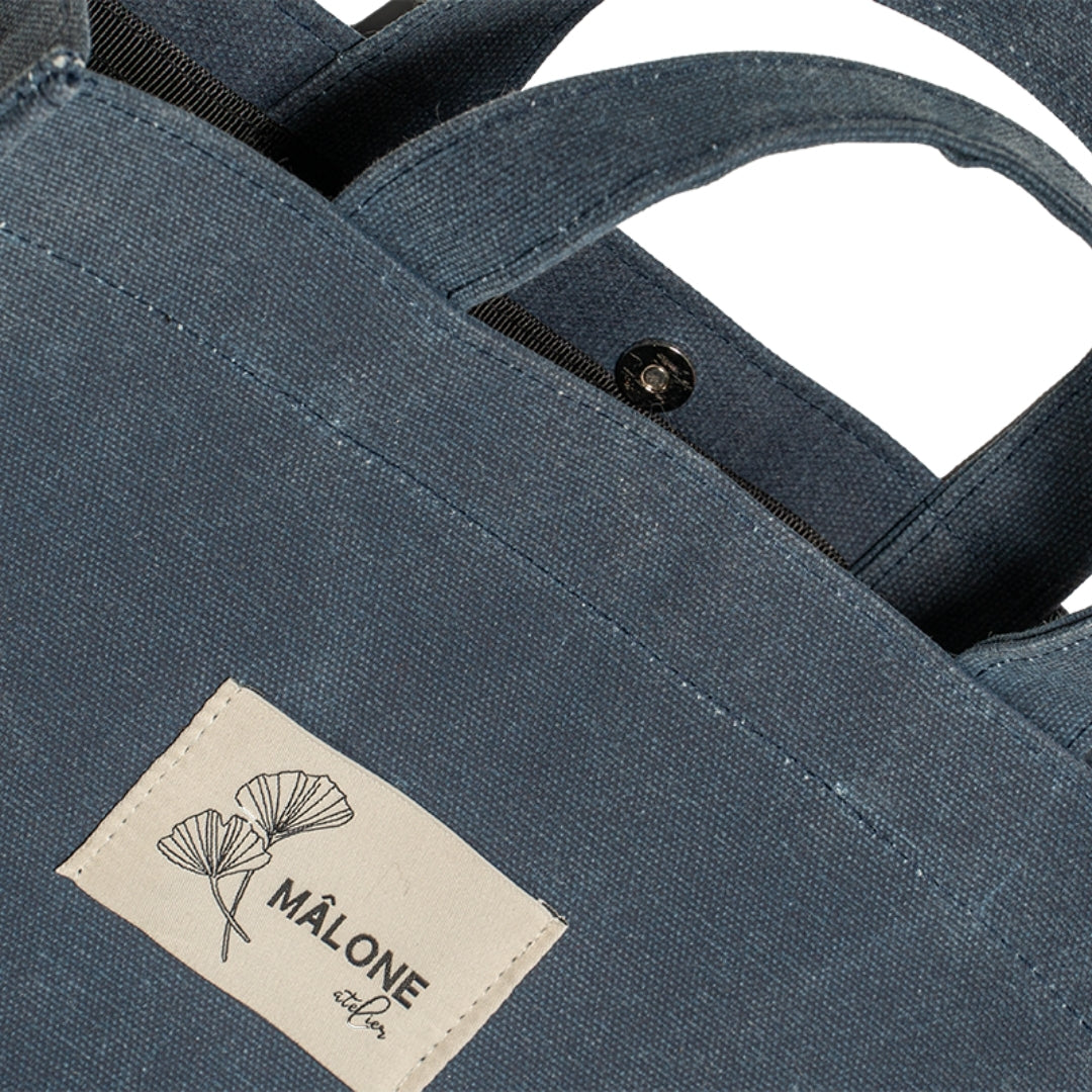 Deep Denim Canvas Çanta