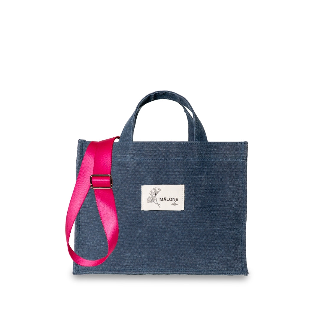 Deep Denim Canvas Çanta