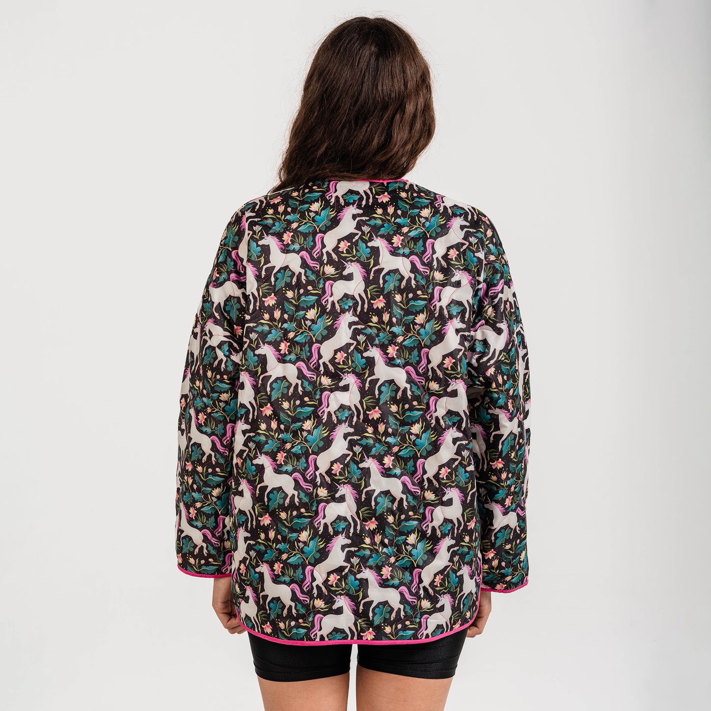 Unicorns Dreaming Puffer Ceket