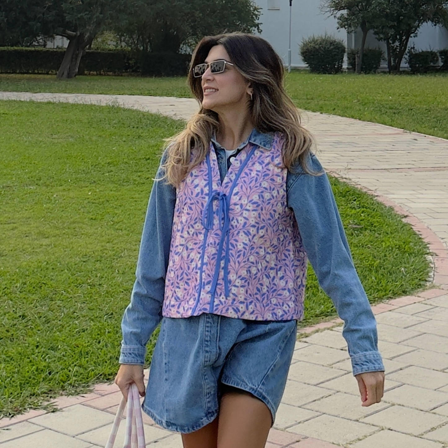 Azure Dream Quilted Vest