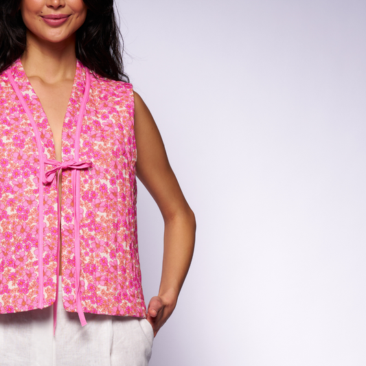 Cotton Candy Quilted Vest