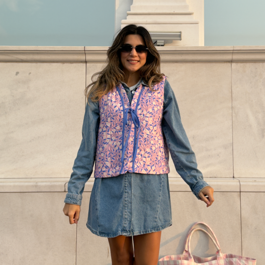 Azure Dream Quilted Vest