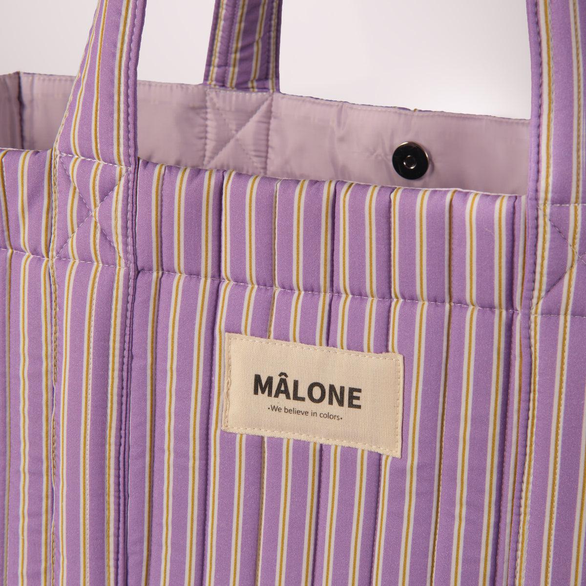 Lavender Stripes Maxi Tote (NEW)