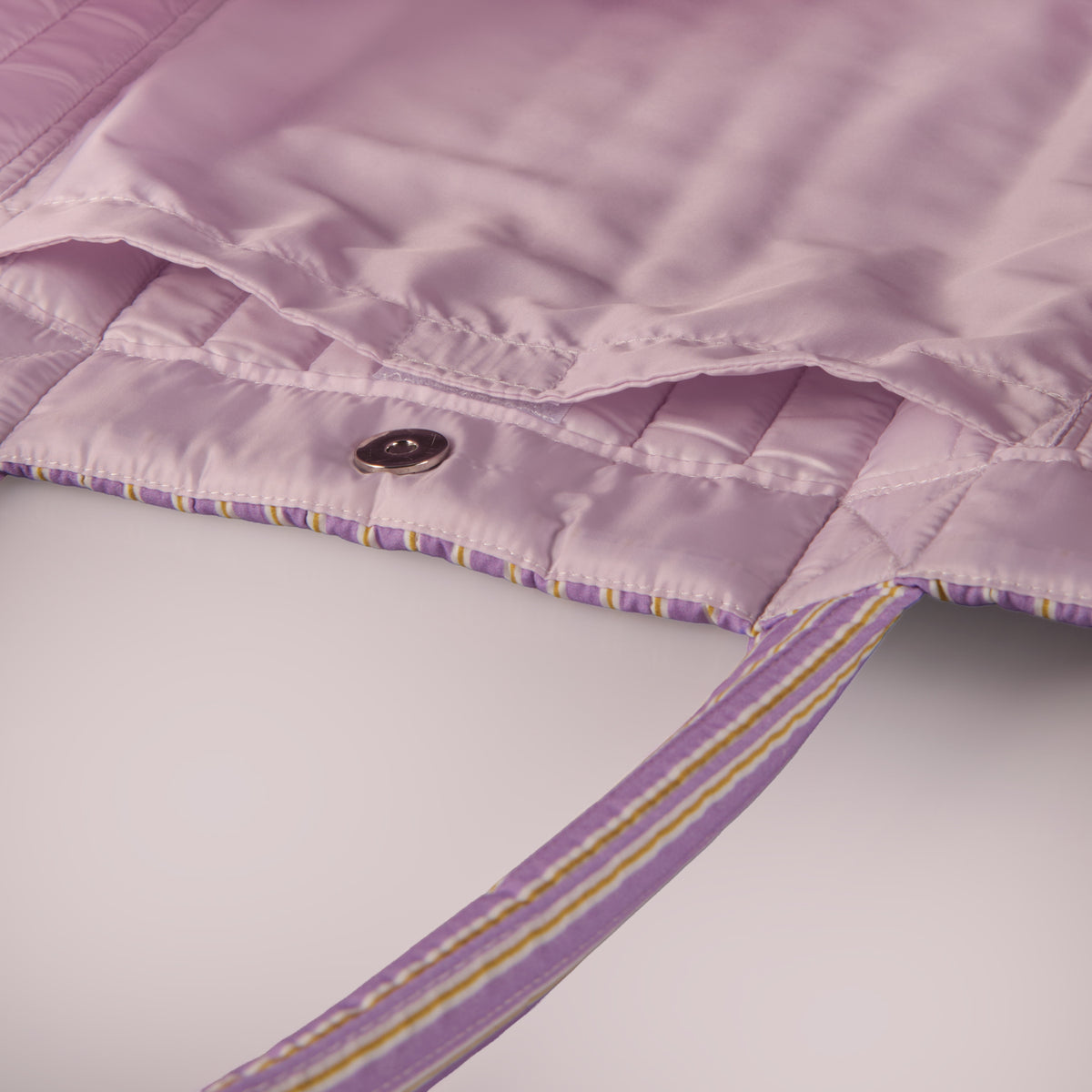Lavender Stripes Maxi Tote (NEW)