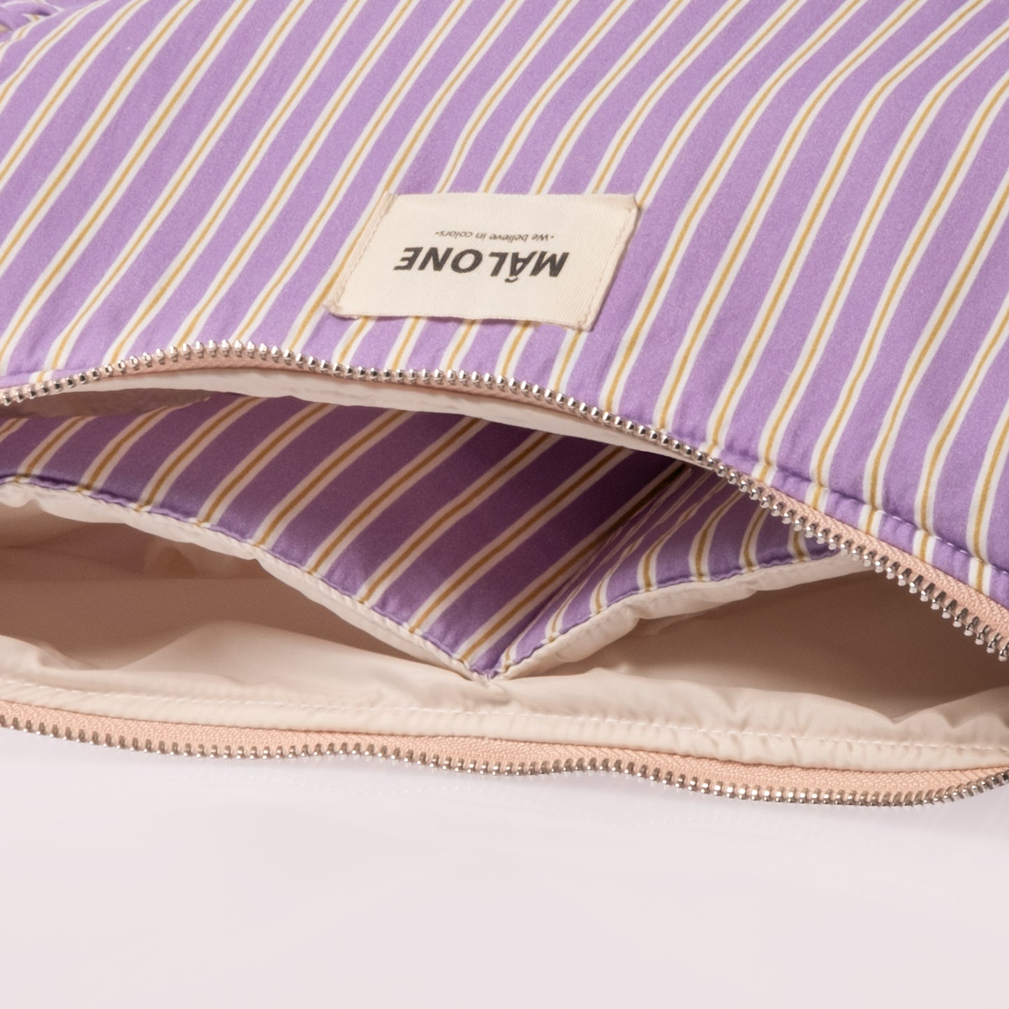 Lavender Stripes Ruffle Crossbody (NEW)
