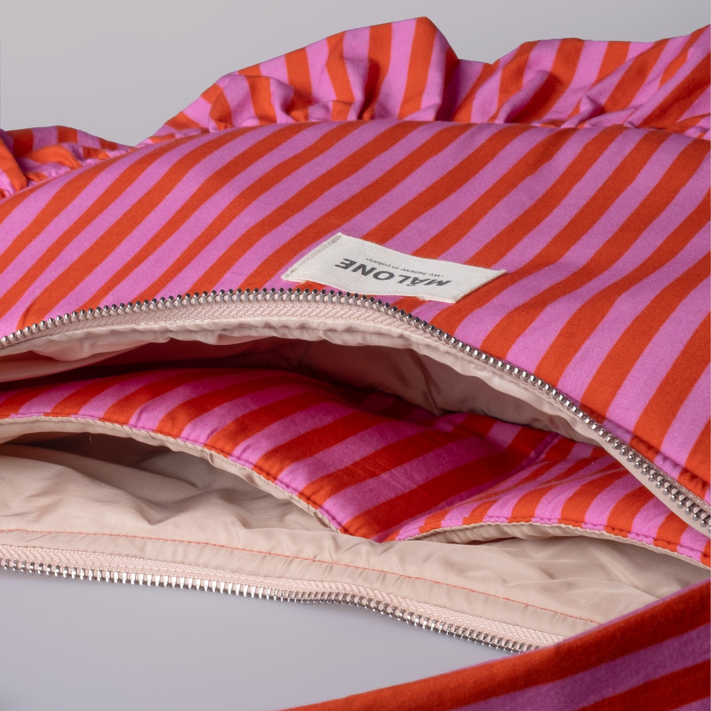 Rosy Pop Ruffle Crossbody