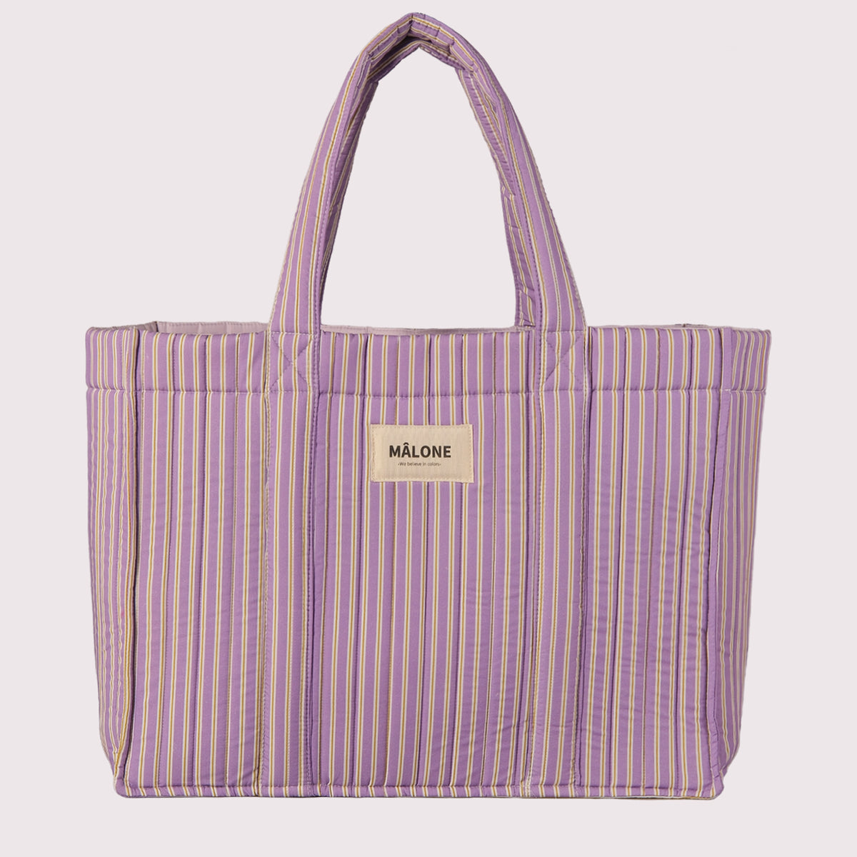 Lavender Stripes Maxi Tote (NEW)