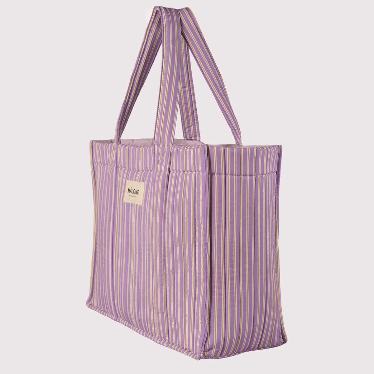 Lavender Stripes Maxi Tote (NEW)