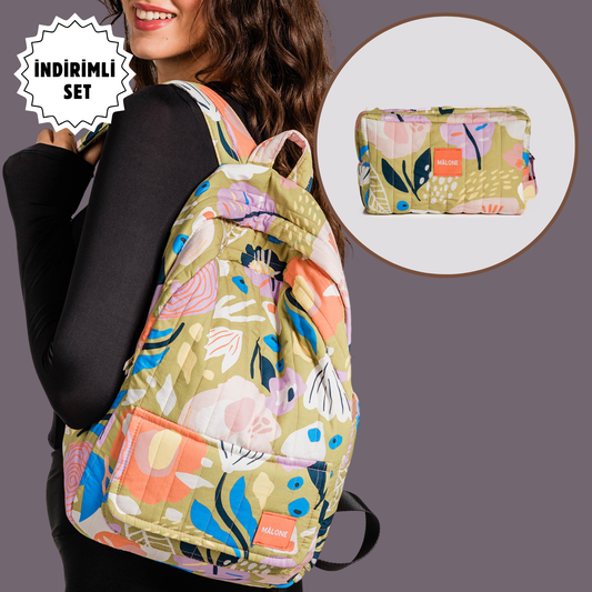 Harvest Glow sırt çantası bakım çantası, kadın büyük boy çanta