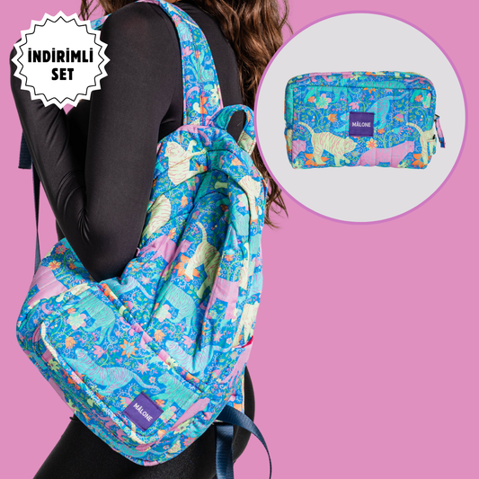 Tigers sırt çantası bakım çantası, kadın büyük boy çanta