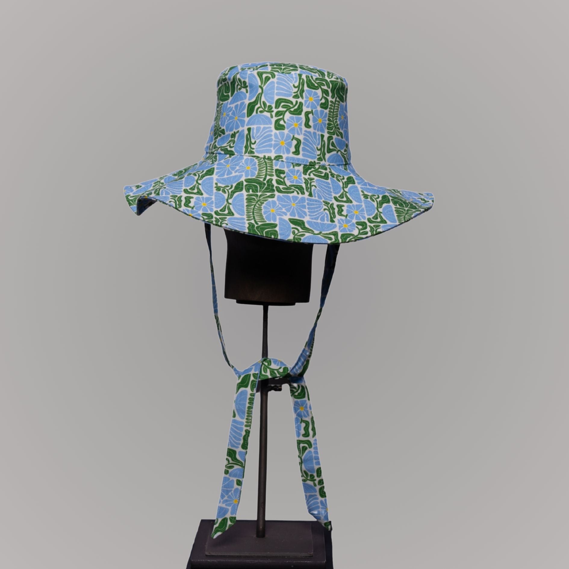 Tiles bucket şapka dikiş ve desen detayı, kaliteli pamuklu materyal